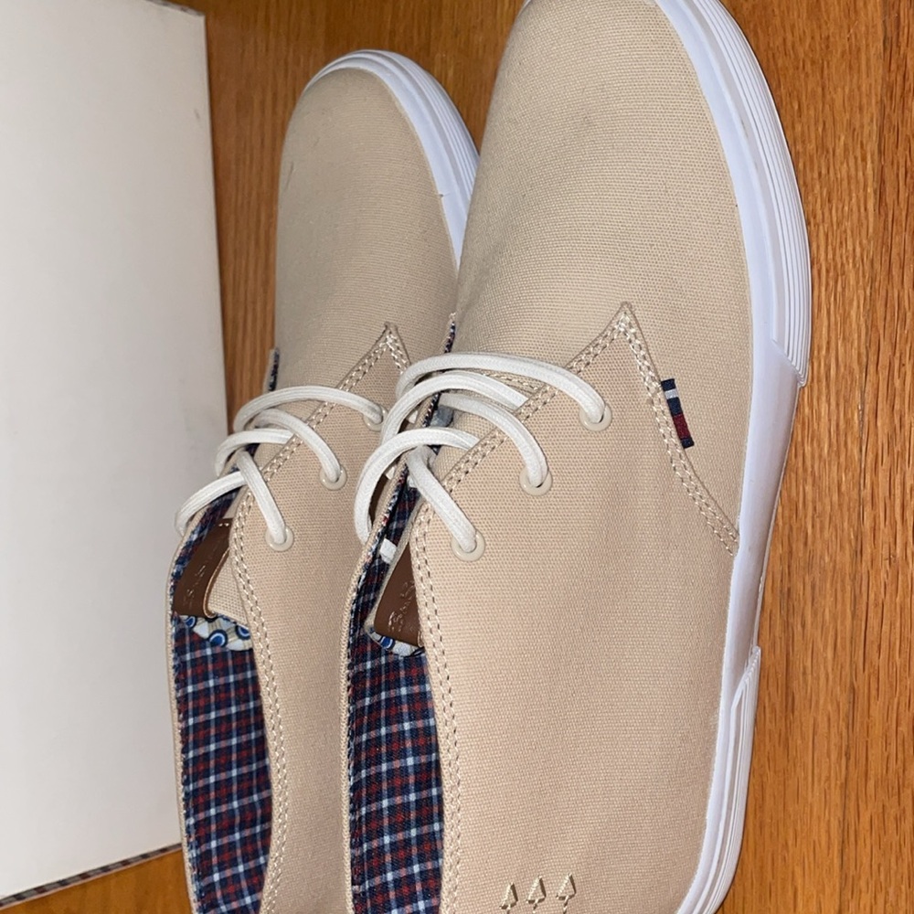 NWT Ben Sherman Bristol Chukka in Tan Cotton - Picture 9 of 12